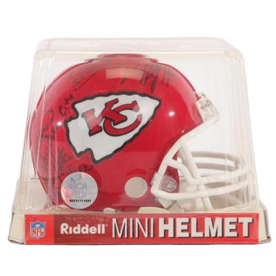 Chiefs autographed mini-helmet