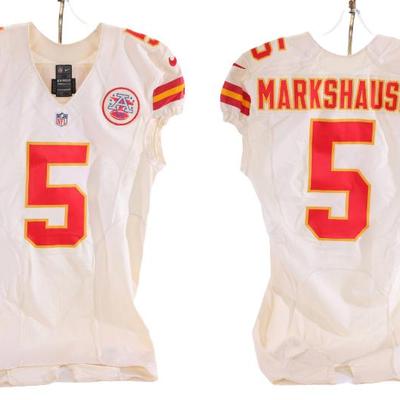 Zeke Markshausen game-used jersey