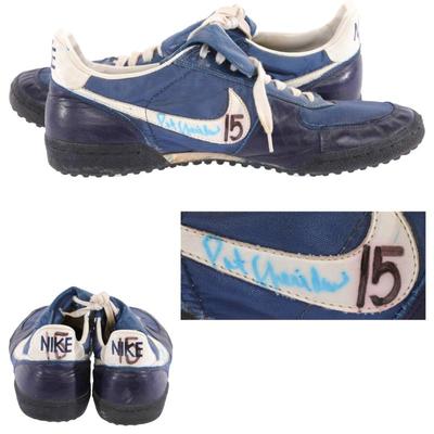 Pat Sheridan signed- game used NIKE shoes; 1980s