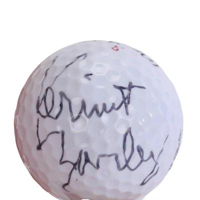 Kermit Zarley signed golf ball
