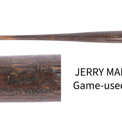 Jerry Martin game-used baseball bat