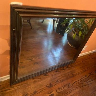Large beveled mirror 36x44