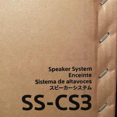 Sony speaker system SS-CS3