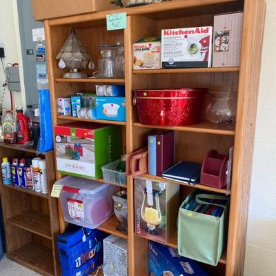 bookshelves, decor, kitchen