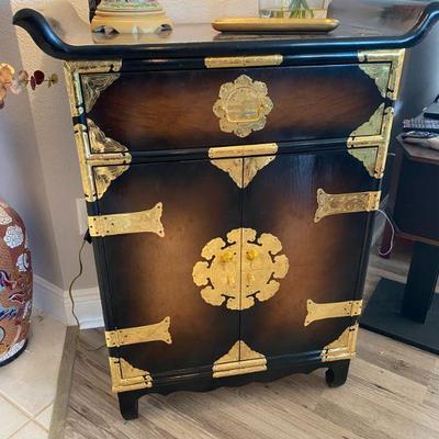 Oriental Brass Cabinet