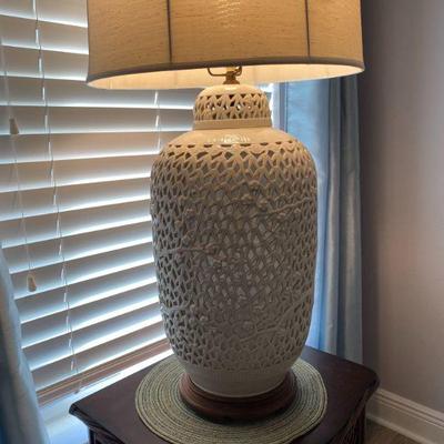 Large Porcelain Lamp