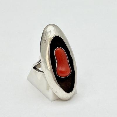 Native American Sterling Silver Jewelry Coral 