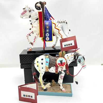  Lot of 2 Trail of Painted Ponies # 12267 Trail of Honor and #1752 War Pony