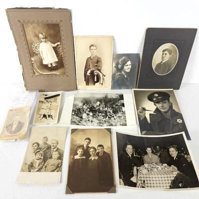 Lot of Assorted Old Photos 1900 - 1940s