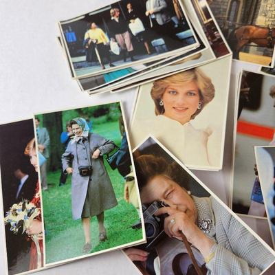 Box Full of Post Cards from the U.K with MANY being Photo Post cards with Candid Photos of Royal Family Members!Â 
