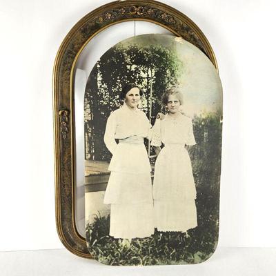 c 1900 Old Photo in Bubble Glass Frame from Chicago Portrait Co. Â 21