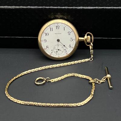 1900's Waltham Pocket Watch, 15 Jewels, Serial No. 12379154 - Open Faced, Grade 620