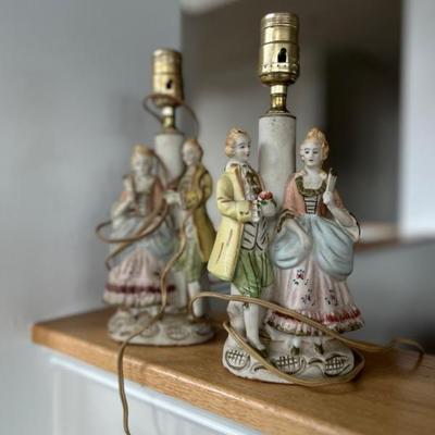 Hand Painted Porcelain Lamps