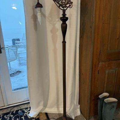5ft Bronze Style Old Style Floor Lamp
