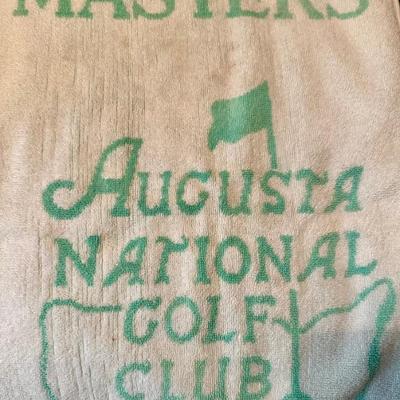 Augusta National golf towel