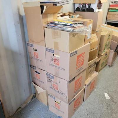 #5012 â€¢ 18 Boxes of Books, Magazine, and T.V. Guides
