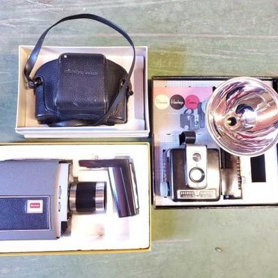 #6038 â€¢ 3 Vintage Cameras
