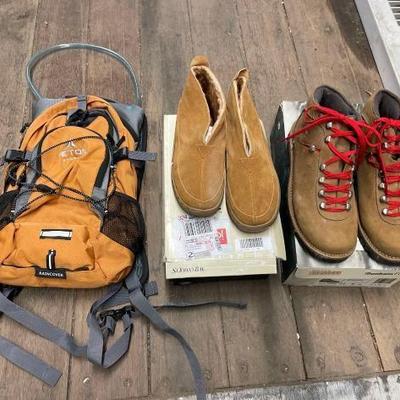 #7582 â€¢ Teton Backpack and (2) Pairs of Shoes
