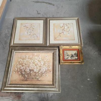 #2202 â€¢ 4Pcs Framed Artwork
