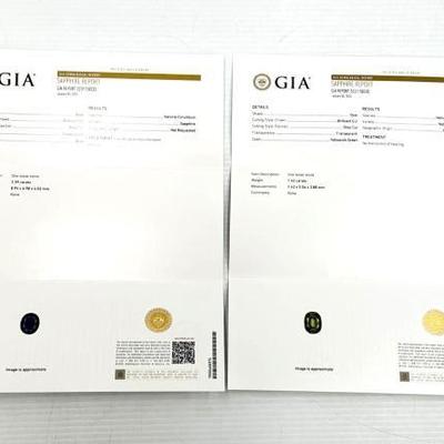 #898 â€¢ 2 Sapphire Stones
