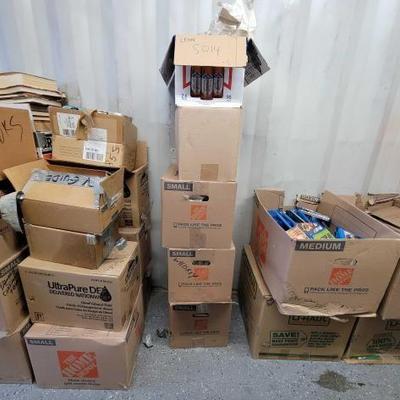 #5014 â€¢ 5 Boxes of Glassware
