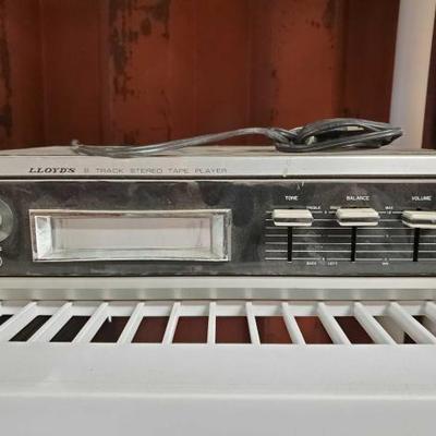 #6150 â€¢ Lloyd's 8 Track Stereo Tape Player

