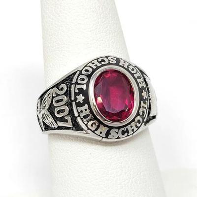 #778 â€¢ 14k Gold Sapphire Center Class Ring, 7g
