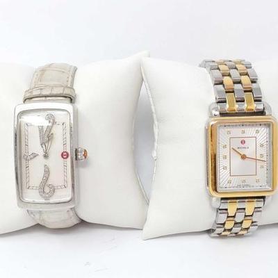 #1114 â€¢ 2 Michele Womans Watches
