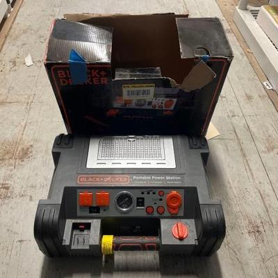 #7424 â€¢ Black+Decker Portable Power Station
