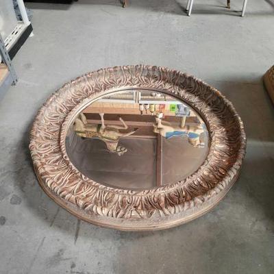 #2210 â€¢ Framed Circular Mirror

