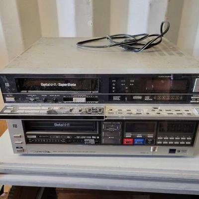 #5738 â€¢ 2 Vintage Realistic Betamax Players
