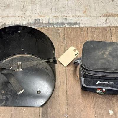 #7090 â€¢ 3-5 Gallon Water Cooler Trailer Mount & Ozark Trail Lunch pale
