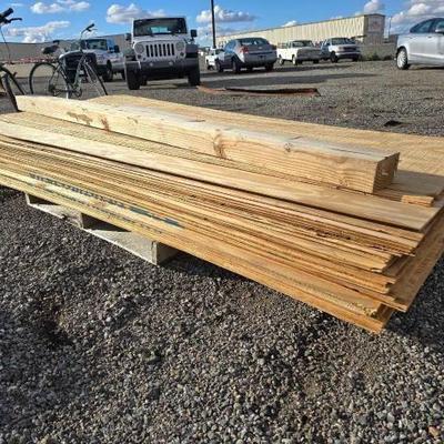 #80428 â€¢ 22 pieces of Tounge and Groove Wood
