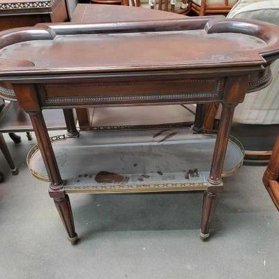 #2132 â€¢ Jean-Richard European Crossroads Lift Top Accent Table
