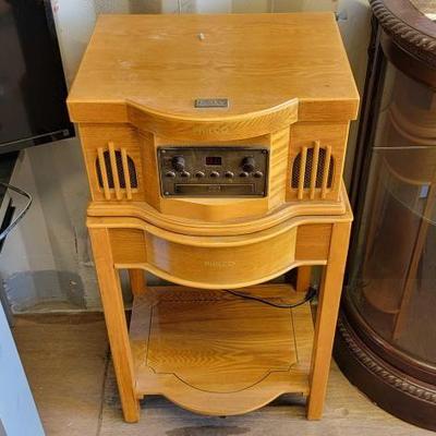 #4608 â€¢ Philco CD Wood Stand
