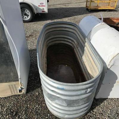 #80410 â€¢ Farmaster Galvanized Round End Water Trough
