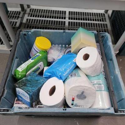 #2122 â€¢ Paper Towels, Lysol Wipes, Tissue Paper, Personal Cleaning Cloths, Ziploc Bags, Disposable Gloves
