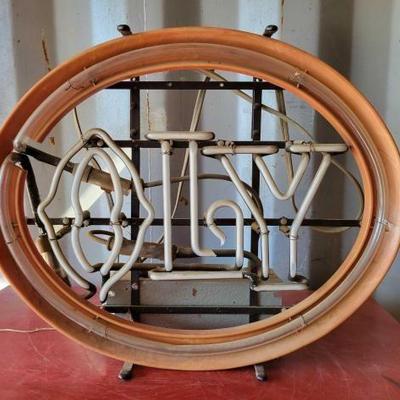 #6178 â€¢ Vintage "OLY" Neon Light
