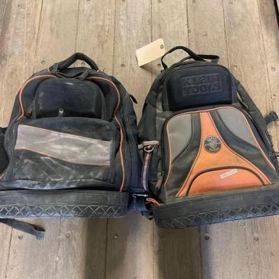 #7026 â€¢ (2) Klein Tools Backpacks
