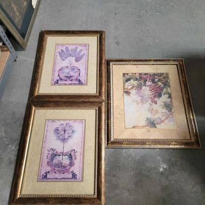 #2208 â€¢ 3Pcs Framed Artwork
