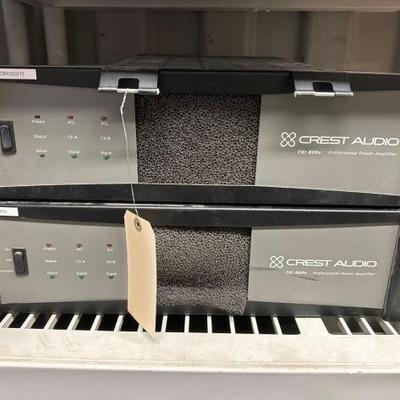 #7086 â€¢ 2 Crest Audio Professional Power Amplifier
