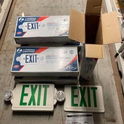 #7428 â€¢ (6) LED Exit/ LED Unit Combo
