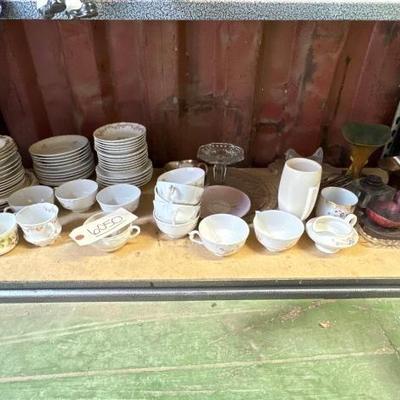 #6050 â€¢ Bone China and Glassware
