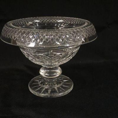 1076	WATERFORD CRYSTAL COMPOTE, APPROXIMATELY 8 IN H
