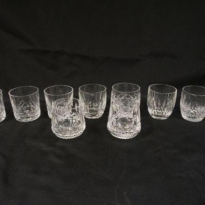 1073	WATERFORD CRYSTAL GROUP OF 10 ASSORTED TUMBLERS, APPROXIMATELY 3 1/2 IN H
