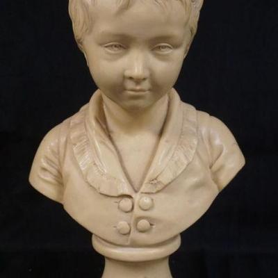 1230	CARVED SOAP STONE BUST OF YOUNG BOY, APPROXIMATELY 16 IN HIGH
