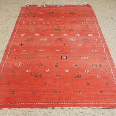 1211	SOUTH WESTERN RUG, APPROXIMATELY  8 FT X 6 FT, SOME STAINS
