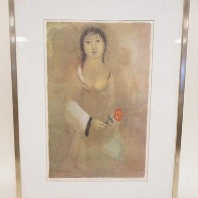1104	REMO FARUGGLO, ARTIST PROOF SIGNED, APPROXIMATELY 17 IN X 23 IN OVERALL
