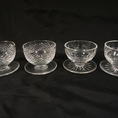 1069	WATERFORD CRYSTAL GROUP OF 4 ASSORTED SHRIMPS, APPROXIMATELY 3 1/4 IN H
