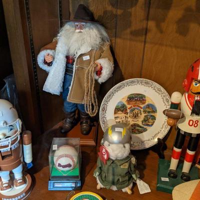 Cowboy santa & sports collectibles 
